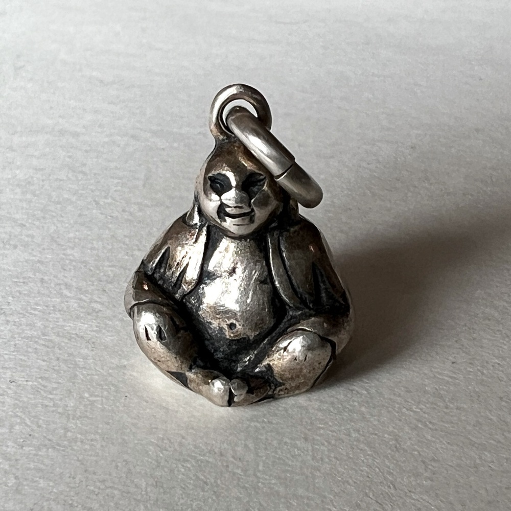 Sterling Silver Buddha Charm Pendant